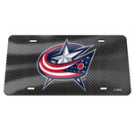 Wholesale-Columbus Blue Jackets carbon Specialty Acrylic License Plate