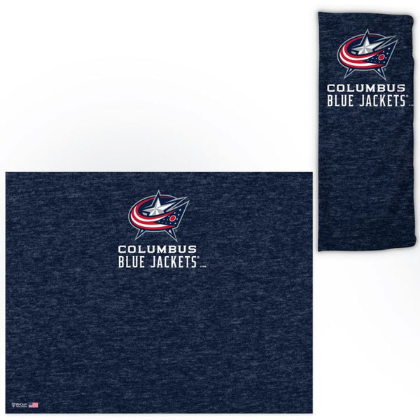 Wholesale-Columbus Blue Jackets heathered Fan Wraps