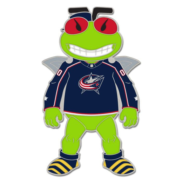 Wholesale-Columbus Blue Jackets mascot Collector Enamel Pin Jewelry Card