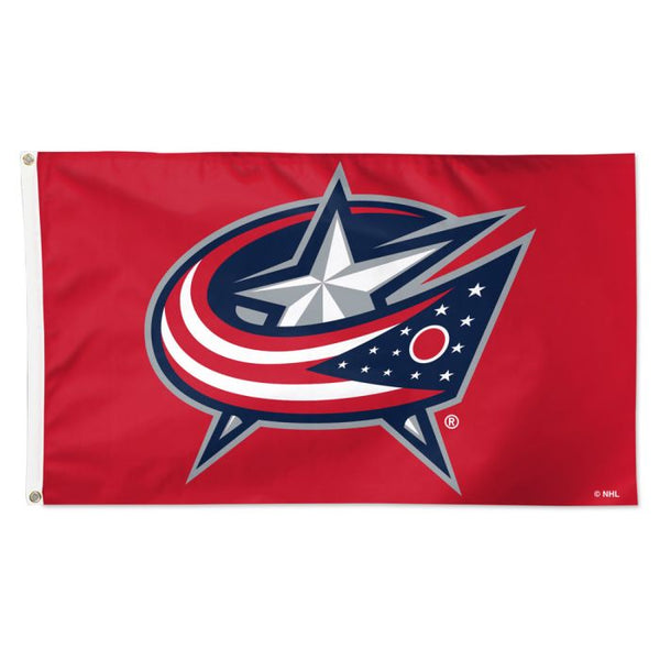 Wholesale-Columbus Blue Jackets red Flag - Deluxe 3' X 5'