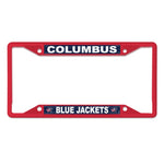 Wholesale-Columbus Blue Jackets red Lic Plt Frame S/S