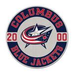 Wholesale-Columbus Blue Jackets round est Collector Enamel Pin Jewelry Card
