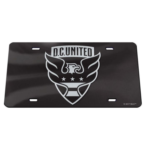 Wholesale-D.C. United BLACK Acrylic Classic License Plates