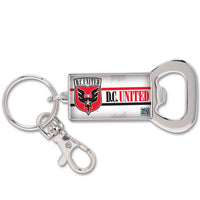 Wholesale-D.C. United Bottle Opener Key Ring Rectangle