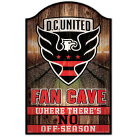 Wholesale-D.C. United FAN CAVE Wood Sign 11" x 17" 1/4" thick