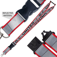 Wholesale-D.C. United Lanyard w/ Buckle Reflective 1"