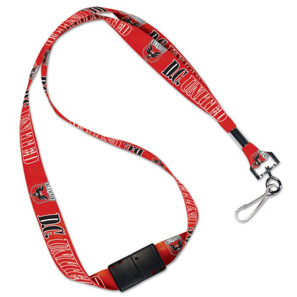 Wholesale-D.C. United Lanyards w/Breakaway 3/4"