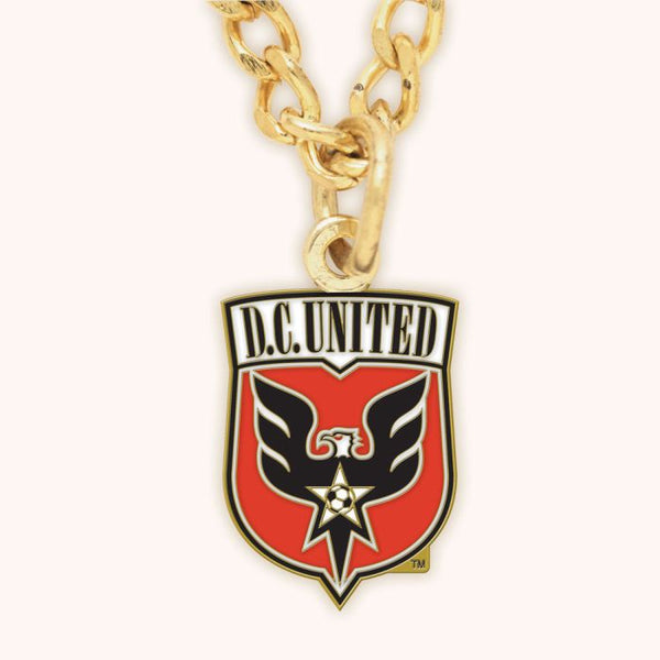 Wholesale-D.C. United Necklace w/Charm Clamshell