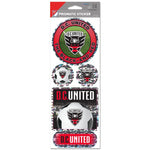 Wholesale-D.C. United Prismatic Decal 4" x 11"