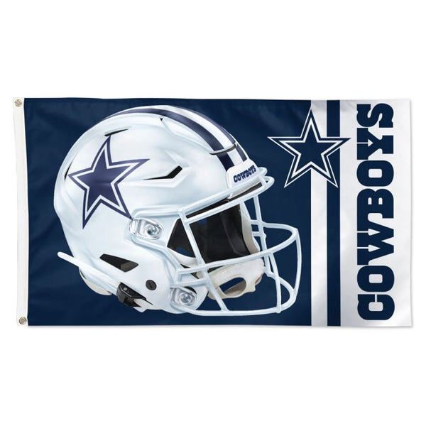 Wholesale-Dallas Cowboys Alternate Helmet Flag - Deluxe 3' X 5'