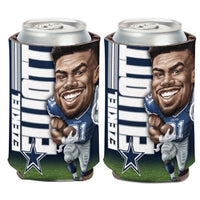 Wholesale-Dallas Cowboys Caricature Can Cooler 12 oz. Ezekiel Elliott