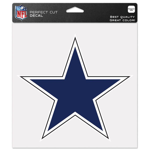 Wholesale-Dallas Cowboys / Classic Logo Retro Star Perfect Cut Color Decal 8" x 8"