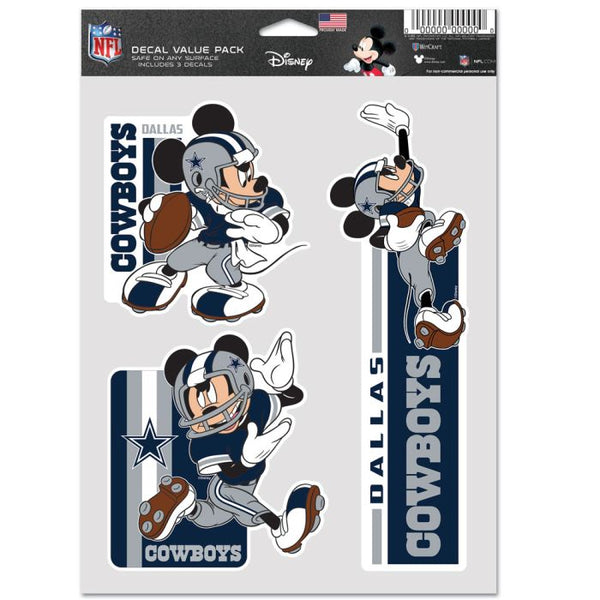 Wholesale-Dallas Cowboys / Disney Mickey Mouse Multi Use 3 Fan Pack