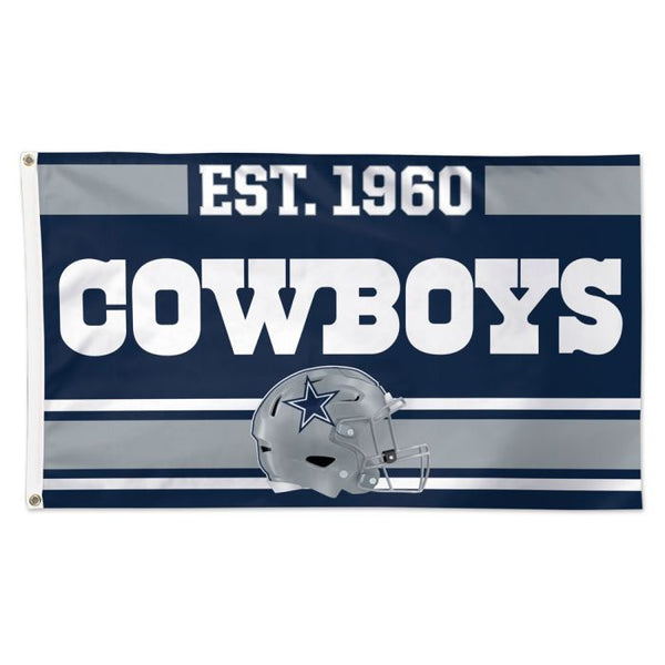Wholesale-Dallas Cowboys Established Flag - Deluxe 3' X 5'