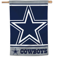 Wholesale-Dallas Cowboys MEGA LOGO Vertical Flag 28" x 40"