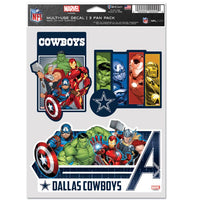 Wholesale-Dallas Cowboys / Marvel (C) 2021 Marvel Multi Use 3 Fan Pack