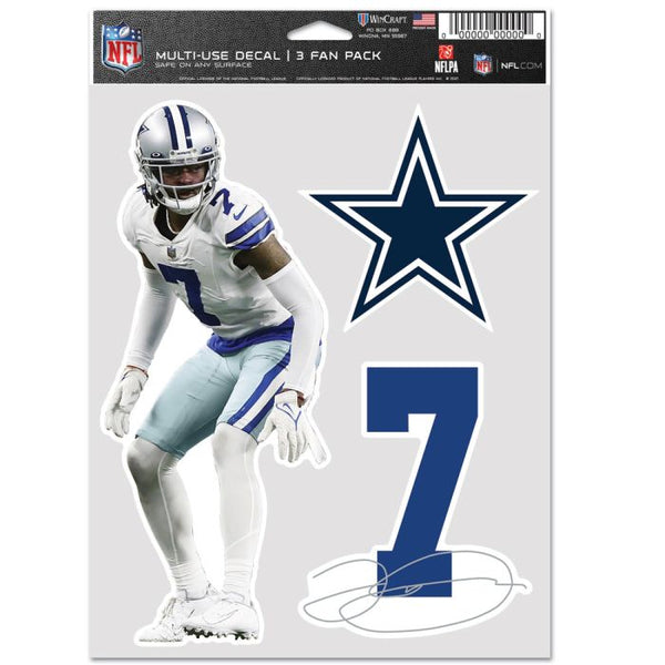 Wholesale-Dallas Cowboys Multi Use 3 Fan Pack Trevon Diggs