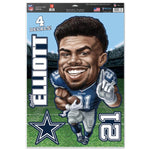 Wholesale-Dallas Cowboys Multi-Use Decal 11" x 17" Ezekiel Elliott