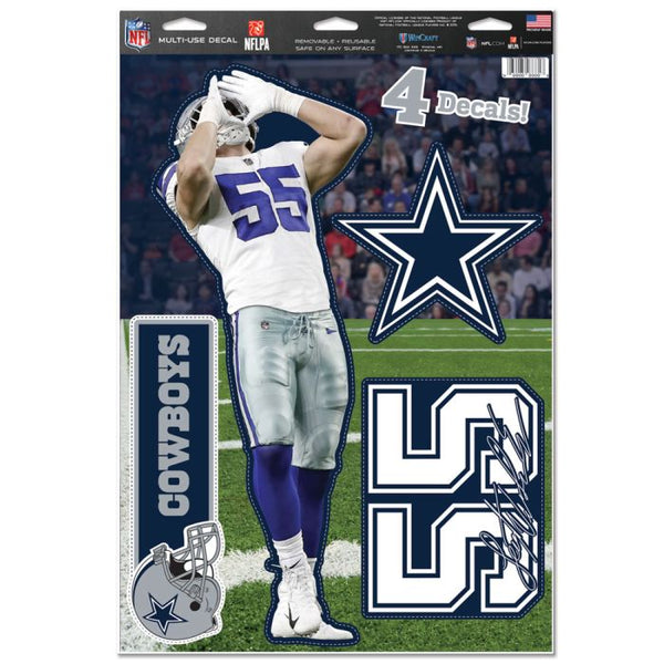 Wholesale-Dallas Cowboys Multi-Use Decal 11" x 17" Leighton Vander Esch