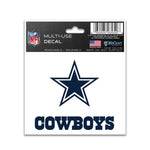 Wholesale-Dallas Cowboys Multi-Use Decal 3" x 4"