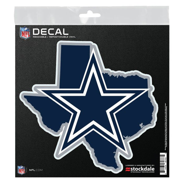 Wholesale-Dallas Cowboys STATE SHAPE All Surface Decal 6" x 6"
