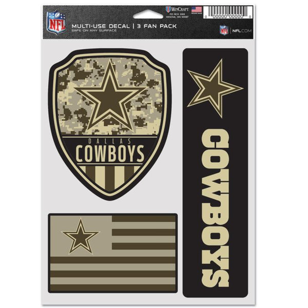 Wholesale-Dallas Cowboys Standard Multi Use 3 Fan Pack