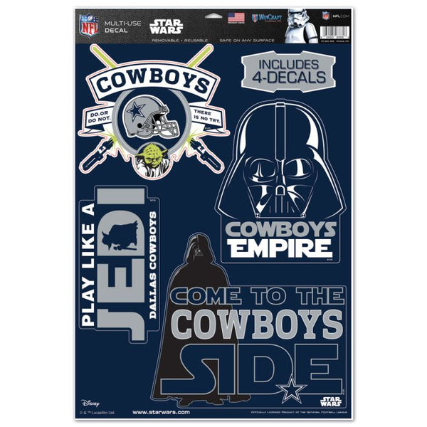 Wholesale-Dallas Cowboys / Star Wars Star Wars Multi-Use Decal 11" x 17"