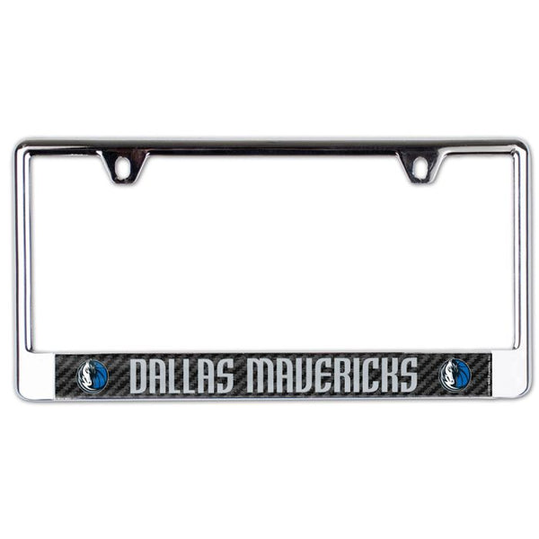 Wholesale-Dallas Mavericks CARBON Lic Plate Frame B/O Printed