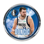 Wholesale-Dallas Mavericks Chrome Metal Domed Emblem Luka Doncic