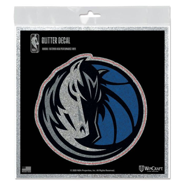 Wholesale-Dallas Mavericks Decal Glitter 6" x 6"