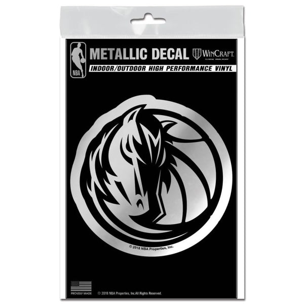 Wholesale-Dallas Mavericks Decal Metallic 3" x 5"