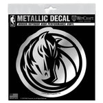 Wholesale-Dallas Mavericks Decal Metallic 6" x 6"