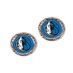 Wholesale-Dallas Mavericks Earrings Jewelry Carded Round