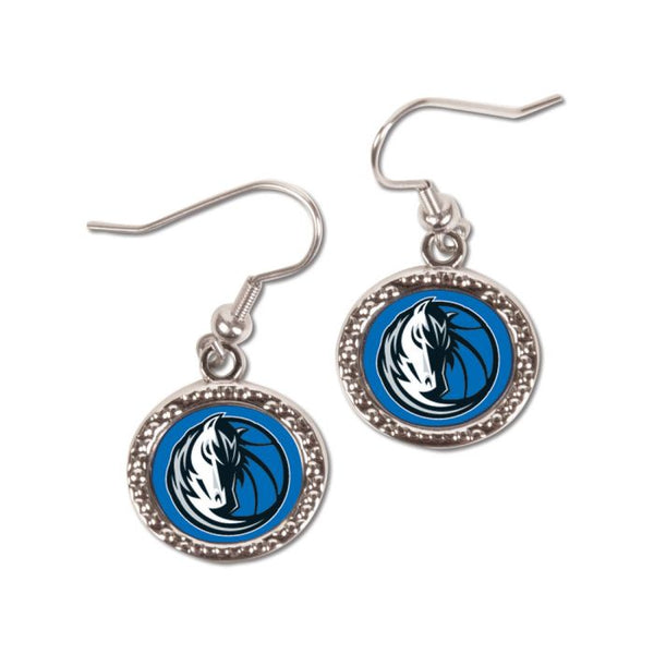 Wholesale-Dallas Mavericks Earrings Jewelry Carded Round