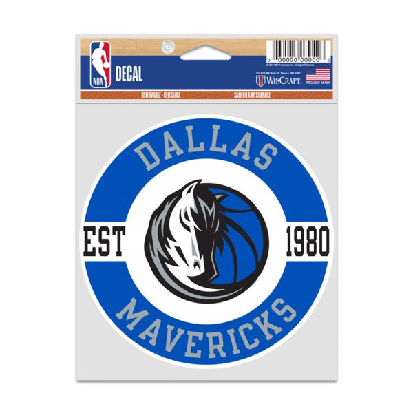 Wholesale-Dallas Mavericks Fan Decals 3.75" x 5"