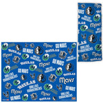 Wholesale-Dallas Mavericks / Hardwoods Scatter Print Fan Wraps