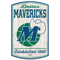 Wholesale-Dallas Mavericks Hardwoods Wood Sign 11" x 17" 1/4" thick