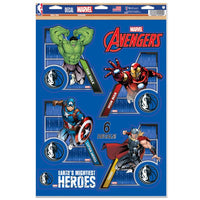 Wholesale-Dallas Mavericks / Marvel (c) 2021 MARVEL Multi-Use Decal 11" x 17"