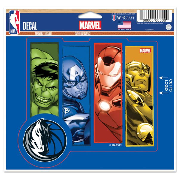 Wholesale-Dallas Mavericks / Marvel (c) 2021 MARVEL Multi-Use Decal - cut to logo 5" x 6"