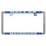 Wholesale-Dallas Mavericks Metal Lic. Plate Frame Slim