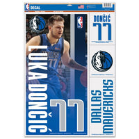 Wholesale-Dallas Mavericks Multi Use Decal 11" x 17" Luka Doncic