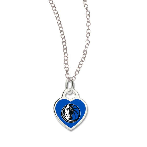 Wholesale-Dallas Mavericks Necklace w/3D Heart