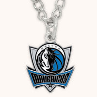 Wholesale-Dallas Mavericks Necklace w/Charm Clamshell