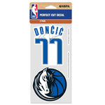 Wholesale-Dallas Mavericks Perfect Cut Decal Set of two 4"x4" Luka Doncic