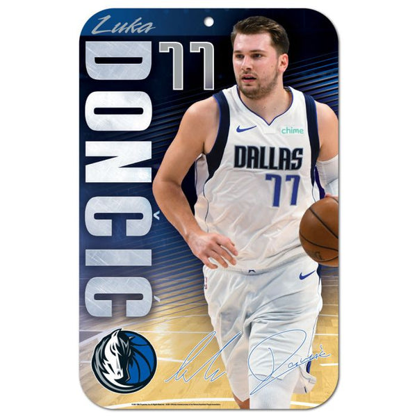 Wholesale-Dallas Mavericks Plastic Sign 11" x 17" Luka Doncic