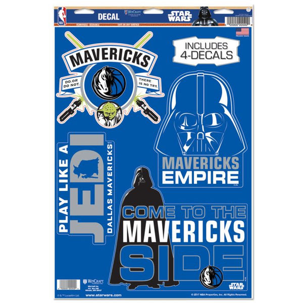 Wholesale-Dallas Mavericks / Star Wars star wars Multi-Use Decal 11" x 17"