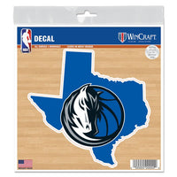 Wholesale-Dallas Mavericks State Shape All Surface Decal 6" x 6"