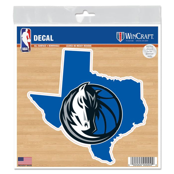 Wholesale-Dallas Mavericks State Shape All Surface Decal 6" x 6"