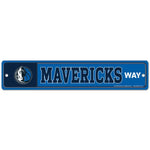 Wholesale-Dallas Mavericks Street / Zone Sign 3.75" X 19"