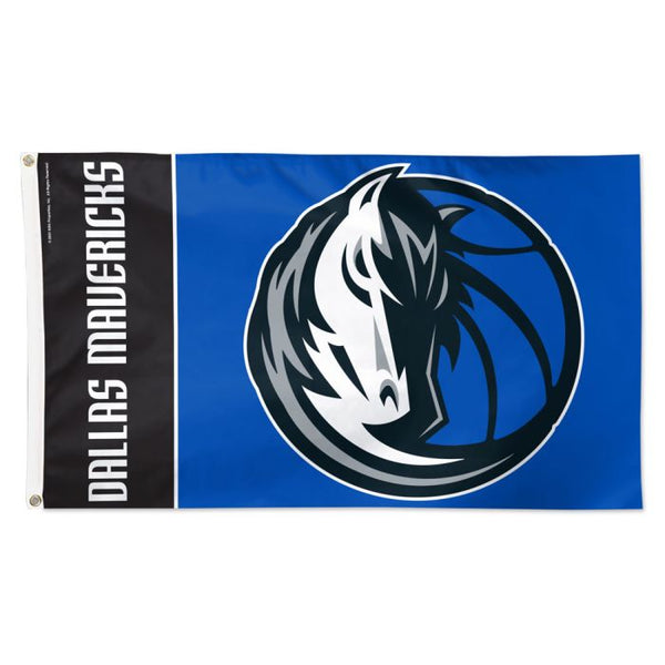 Wholesale-Dallas Mavericks Team Block Flag - Deluxe 3' X 5'